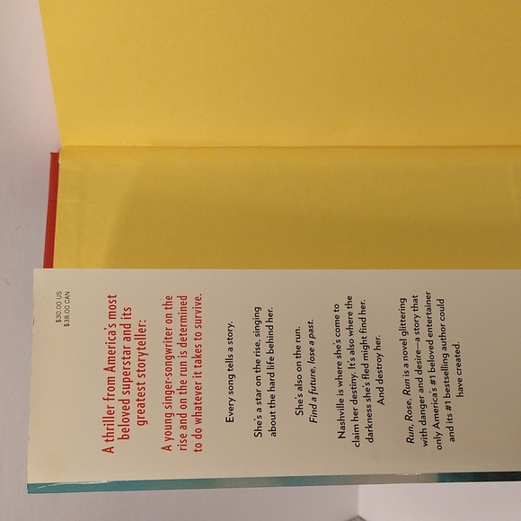 RUN, ROSE, RUN hardback book by Dolly Parton and James Patterson 1st Ed, 1st Pri - Picture 2 of 5